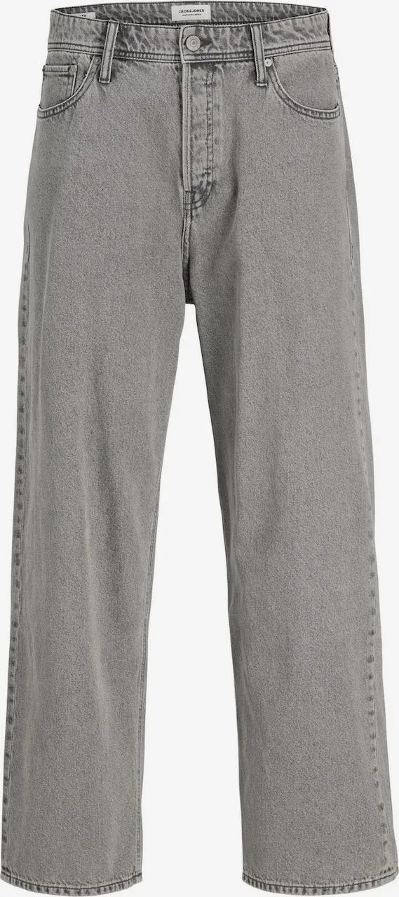 Jack & Jones Junior Wide leg Jeans 'JJIAlex JJOraginal' in Grey Denim