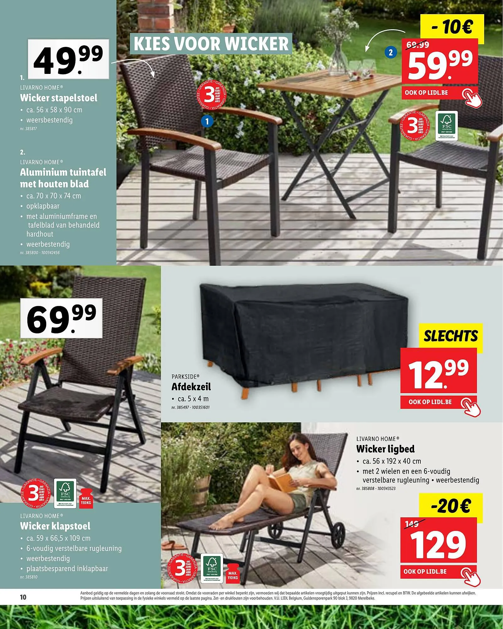 Lidl Tuin Folder van 26 juli tot 22 juli 2023 - folder pagina 10