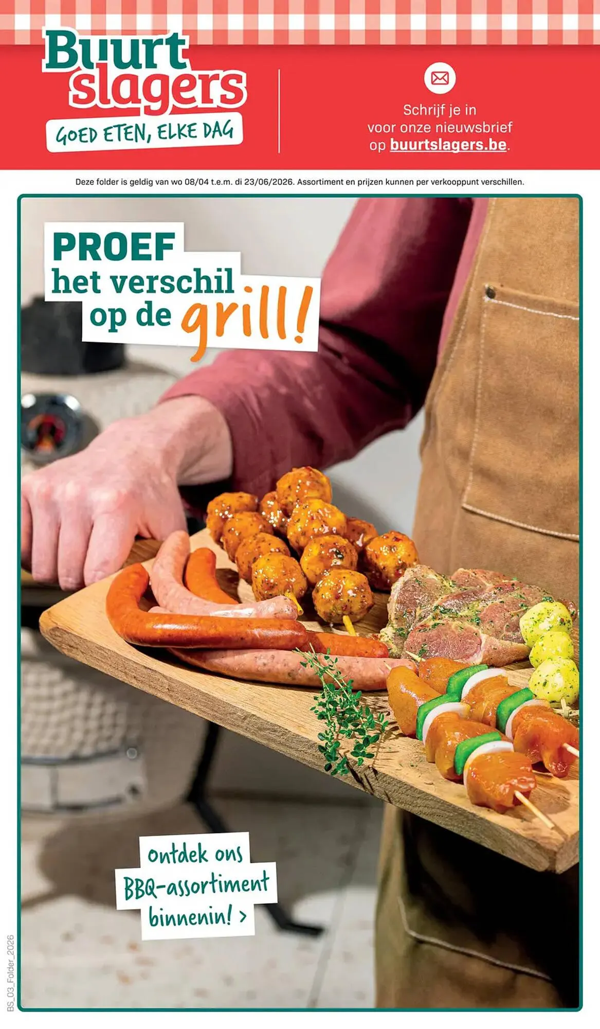 Buurtslagers folder van 8 april tot 23 april 2026 - folder pagina 1