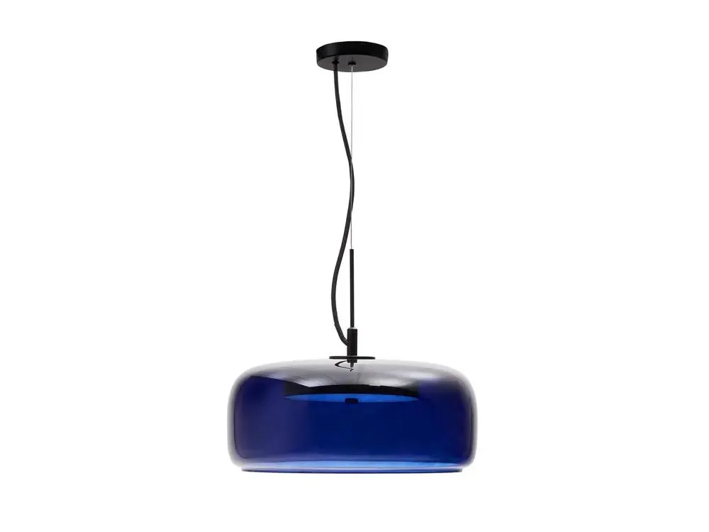 Hanglamp REIG - Blauw glas