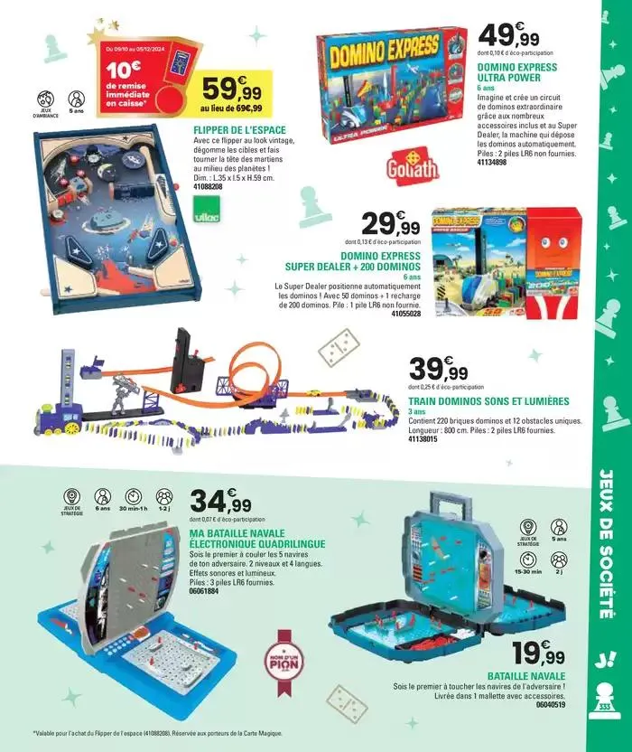 Jouez À L'infin van 29 oktober tot 5 december 2024 - folder pagina 333