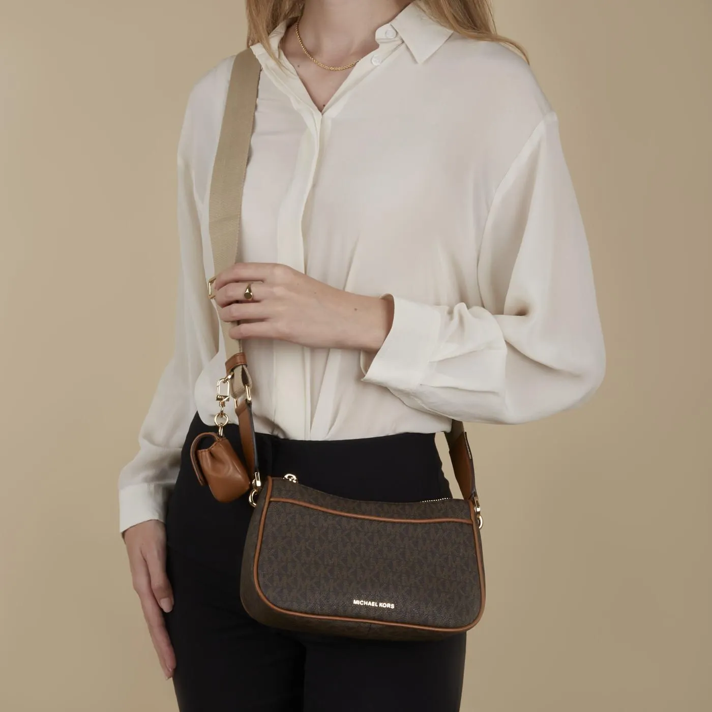 Jet Set Bruine Crossbody Tas 32S3GJ6C8B-252