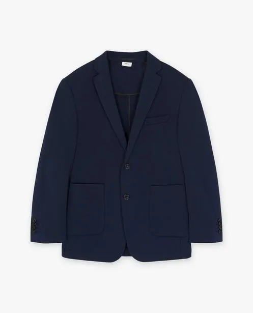 Donkerblauwe blazer