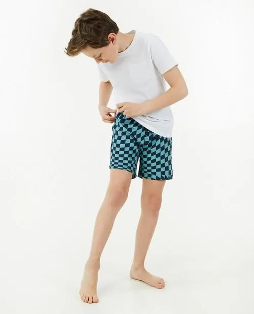 Zwemshort met ruiten