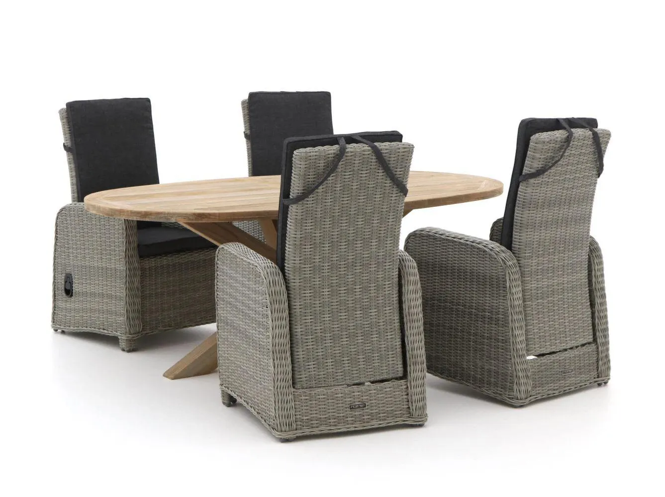 Intenso Tropea/ROUGH-Y Ellips 200cm dining tuinset 7-delig