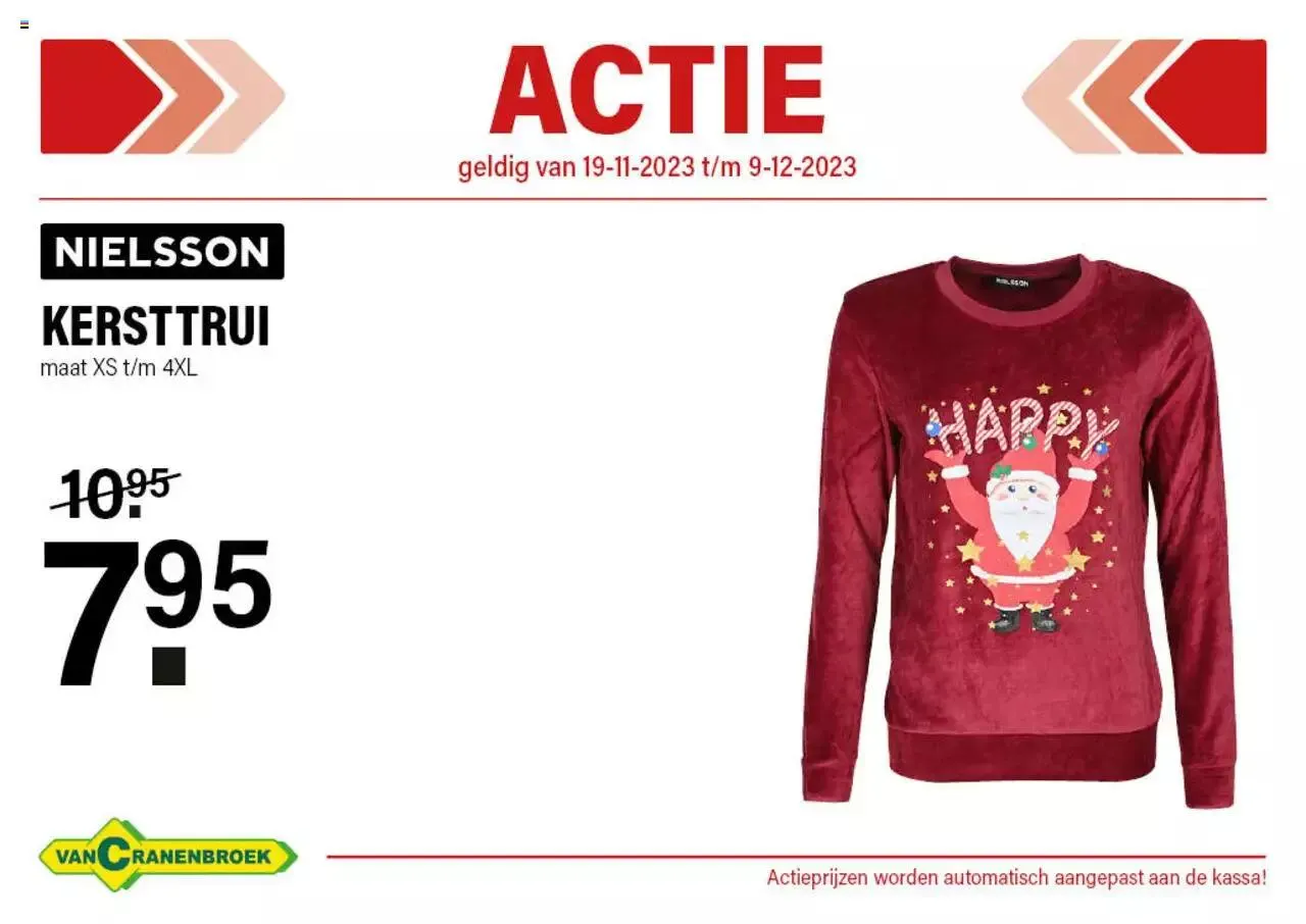 Van Cranenbroek folder / publicité van 9 december tot 31 december 2023 - folder pagina 9