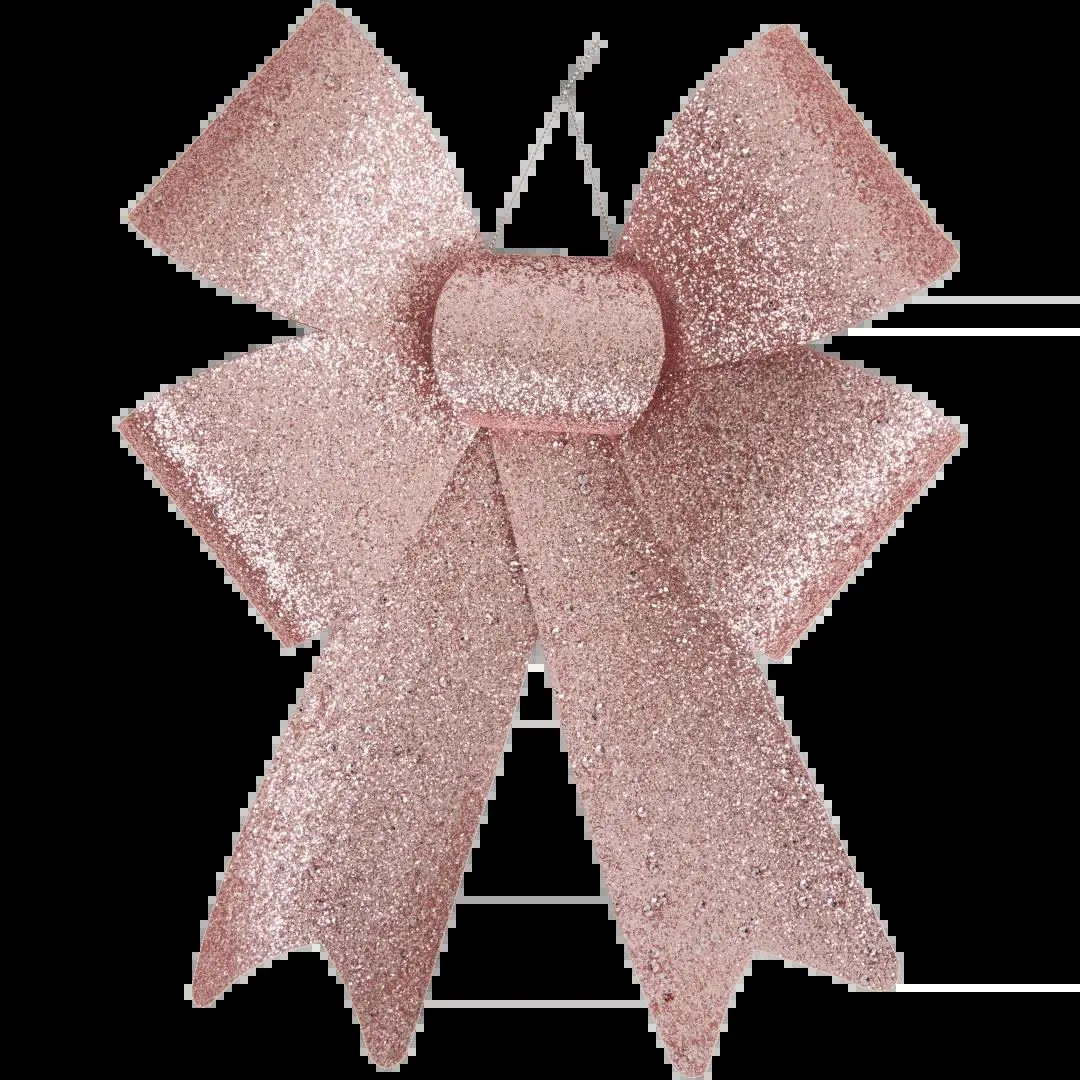 Fiocco decorativo con glitter