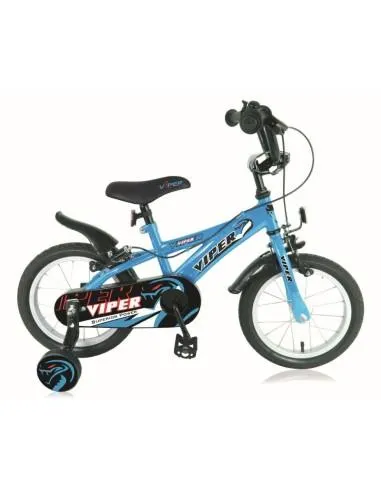 VIPER KINDERFIETS 12 INCH BLAUW 2 REMMEN