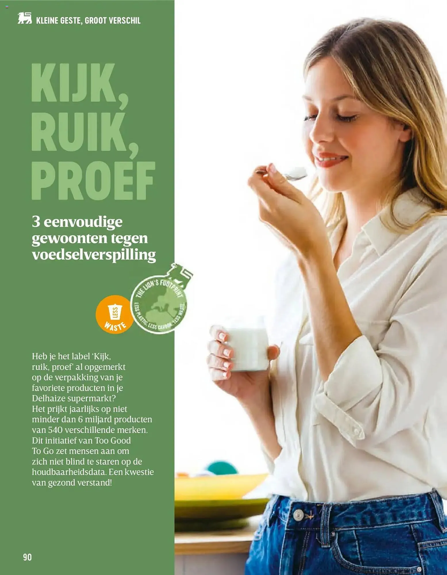 Delhaize magazine van 23 januari tot 31 maart 2026 - folder pagina 90