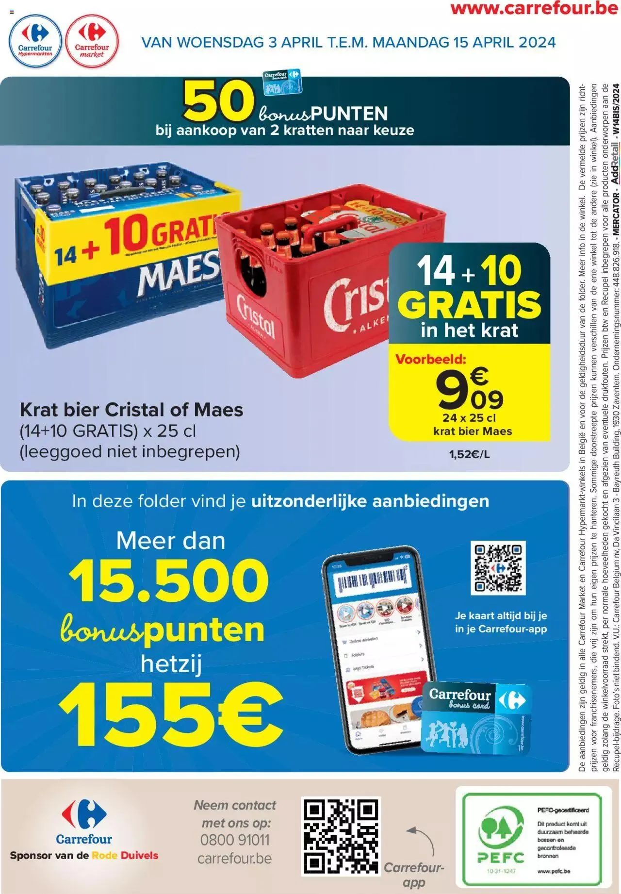 Carrefour Special Bonus Punten van 15 april tot 31 december 2024 - folder pagina 20