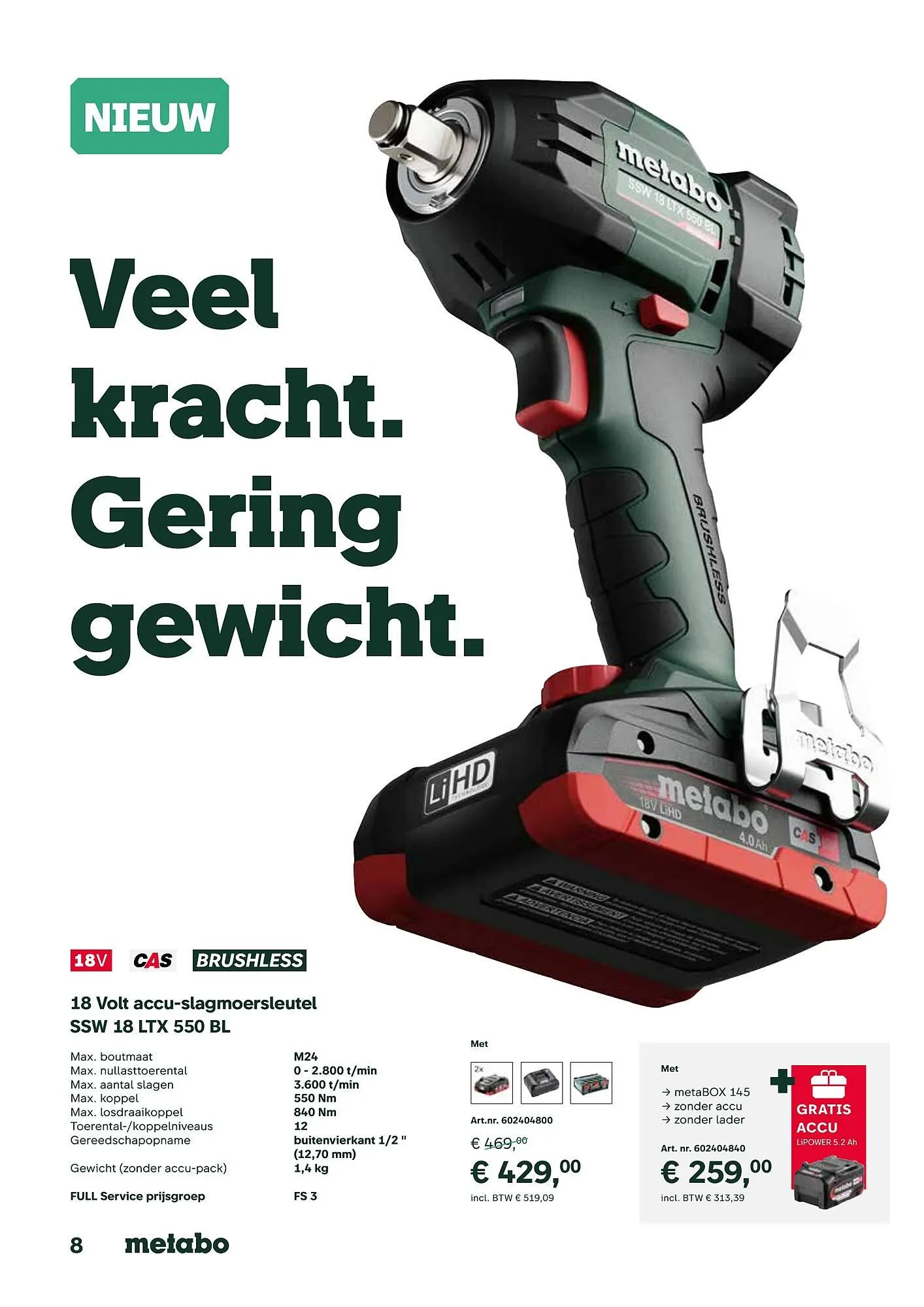 Metabo folder van 17 september tot 31 maart 2026 - folder pagina 8