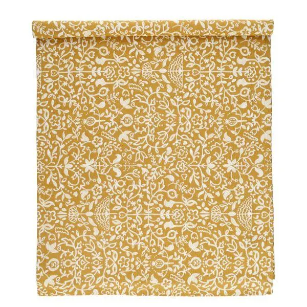 Tafelloper, GOTS bio-katoen, decoratief, 50 x 145 cm