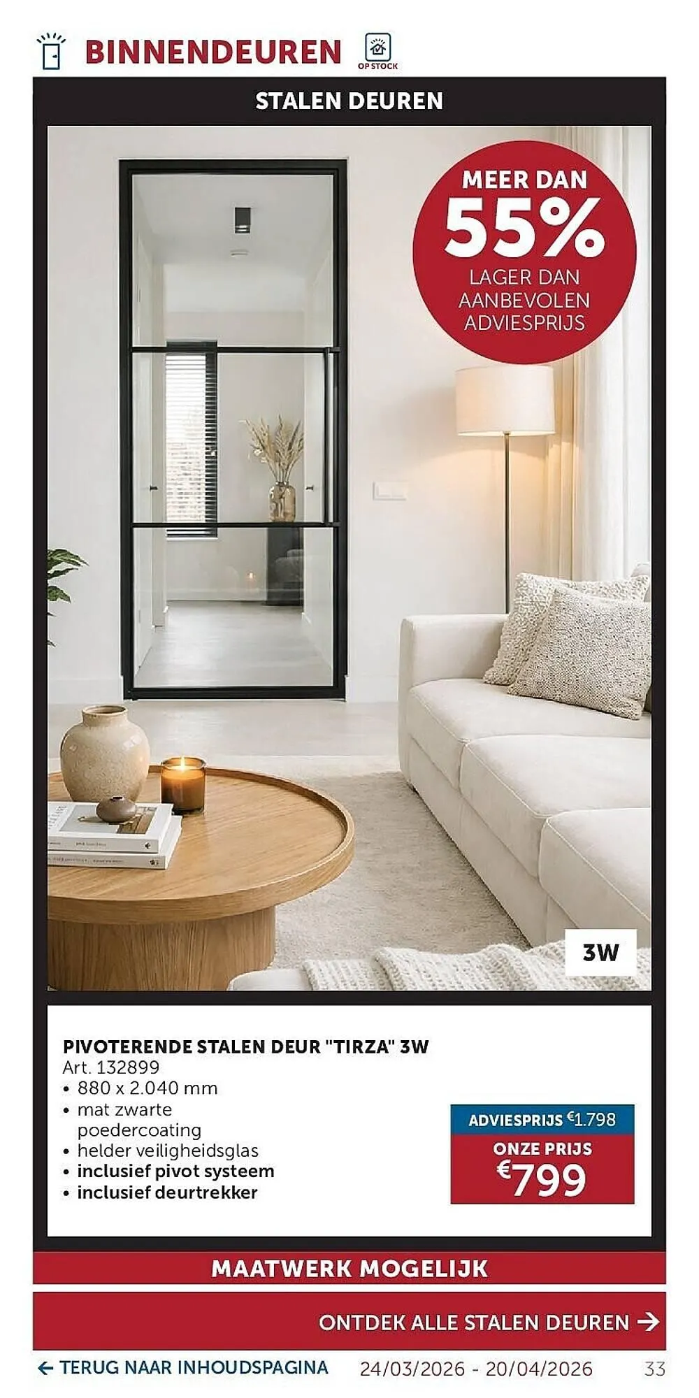 Zelfbouwmarkt folder van 24 maart tot 20 april 2026 - folder pagina 33