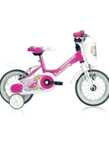 LOMBARDO KINDERFIETS BAFFY 12" ROZE/WIT