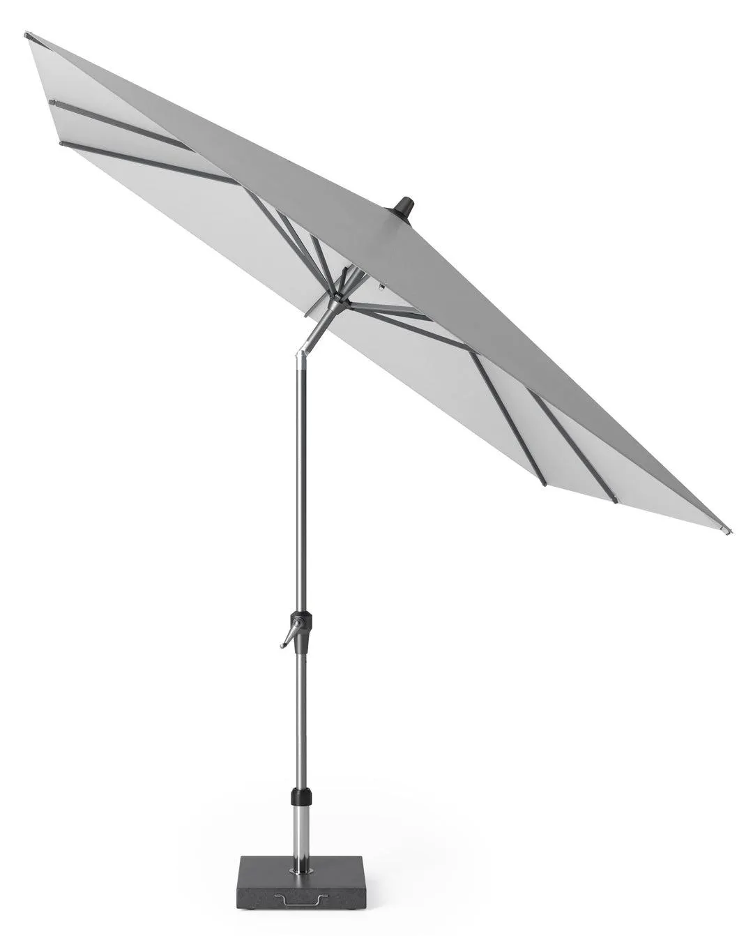 Riva stokparasol 250x250 licht grijs