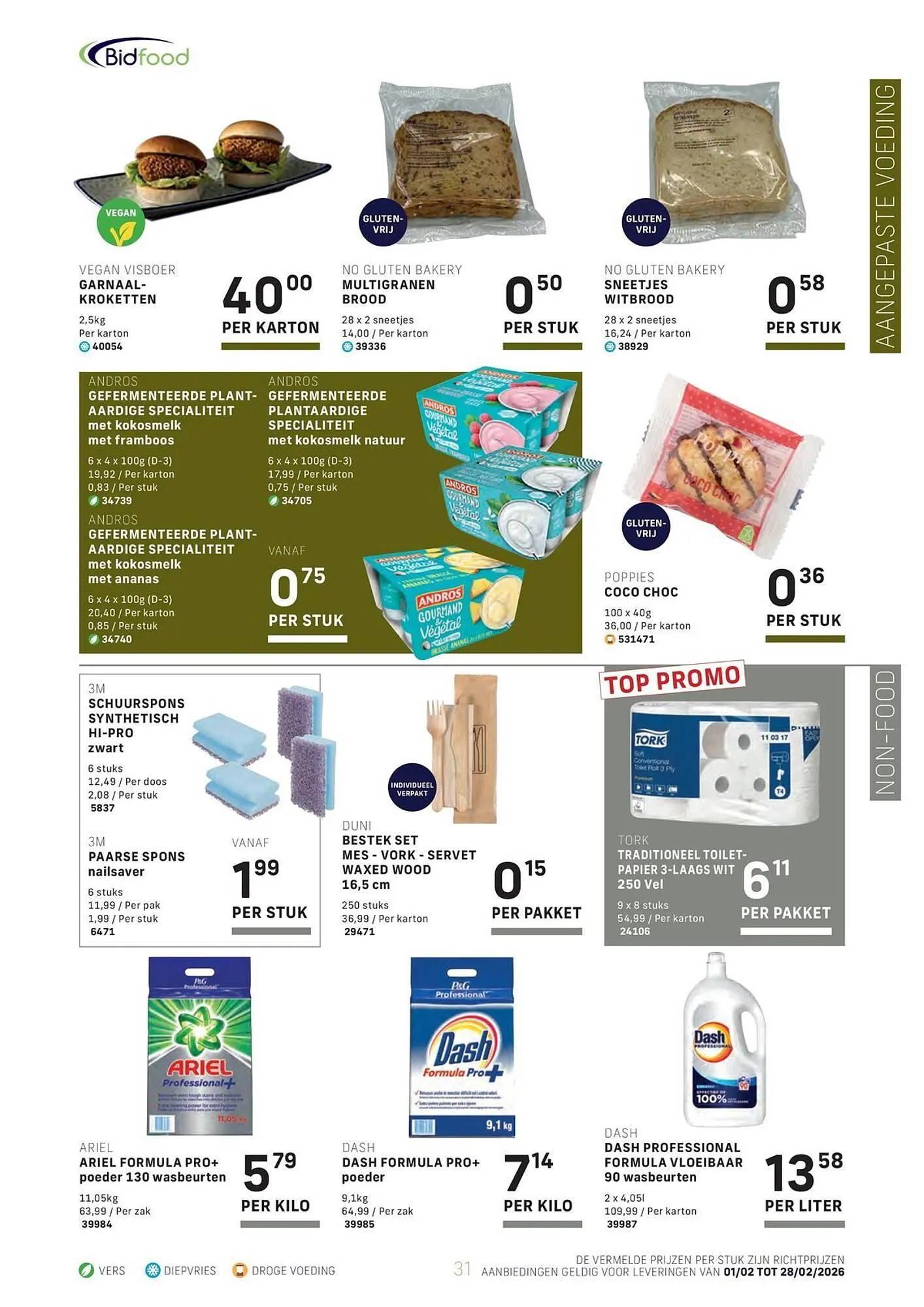 Bidfood folder van 2 februari tot 28 februari 2026 - folder pagina 31