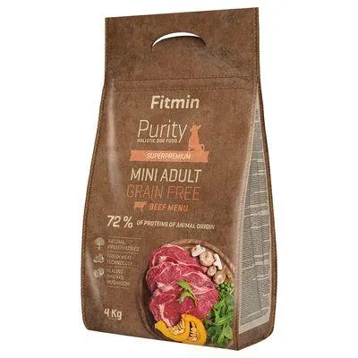 Fitmin dog Purity Adult Mini, bœuf (sans céréales)