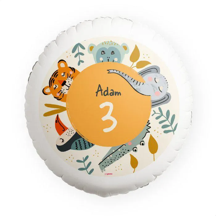 Ballon | Verjaardagsballon | met eigen leeftijd en naam