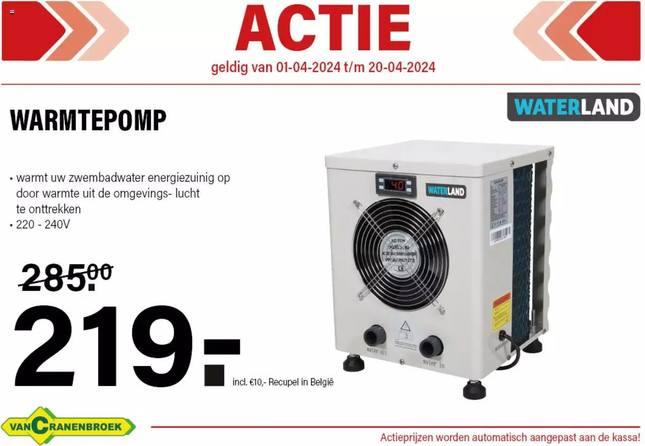 Van Cranenbroek folder / publicité van 20 april tot 7 april 2024 - folder pagina 13