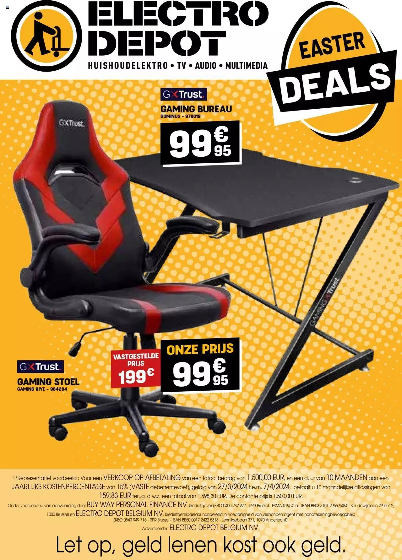 Electro Depot folder van 27 maart tot 31 december 2024 - folder pagina 1