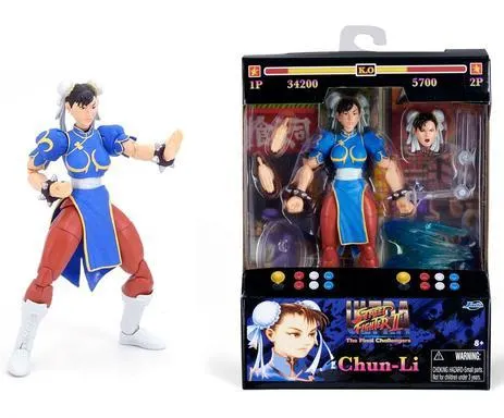 FEI LONG STREET FIGHTERS - FIGURINE ARTICULEE CHUN-LI 15 CM + ACCESSOIRE