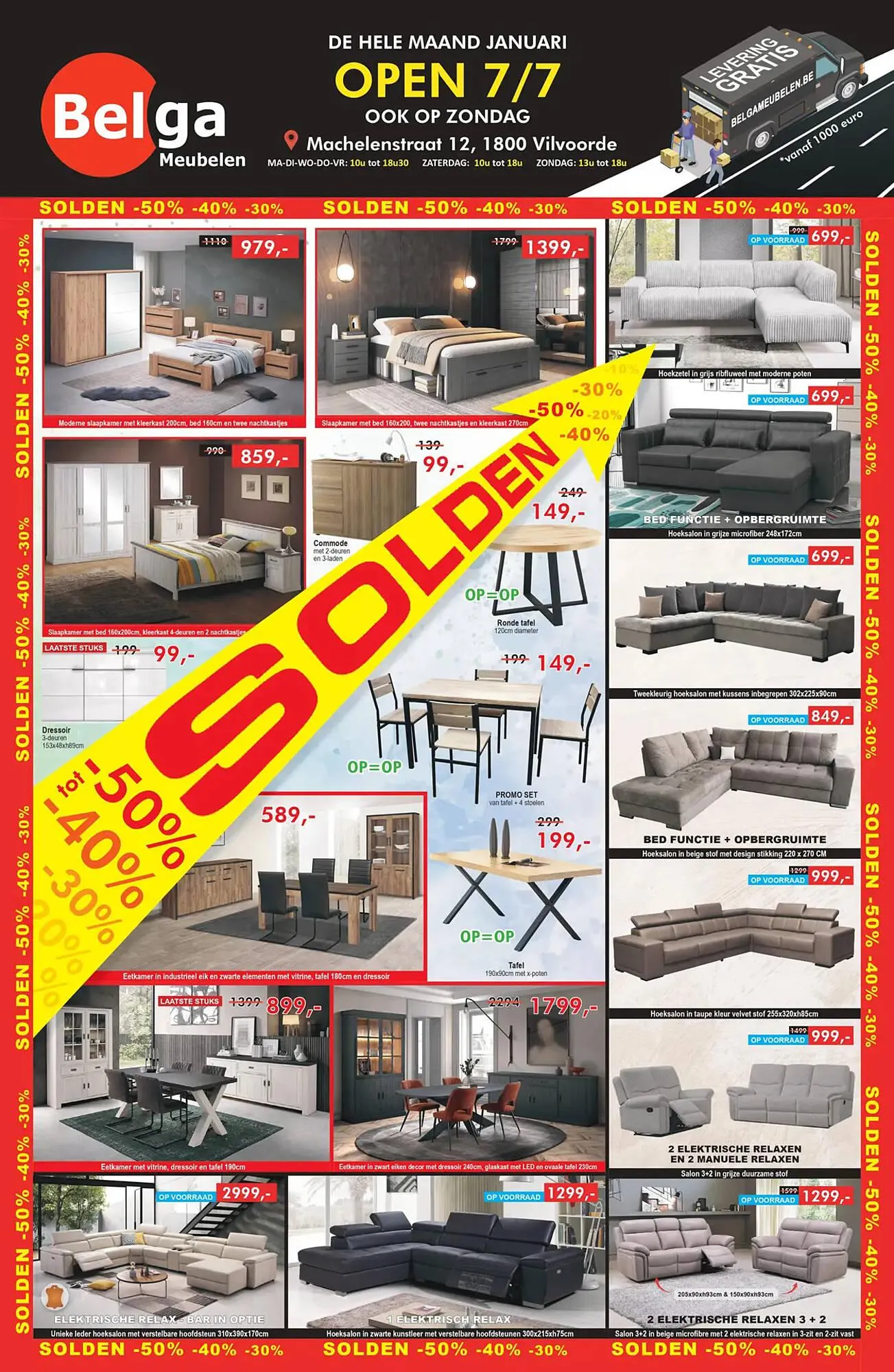 Belga Meubelen folder van 3 januari tot 31 januari 2024 - folder pagina 