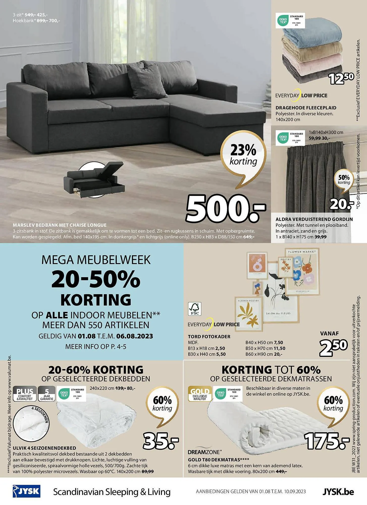 Jysk Folder van 3 augustus tot 3 augustus 2023 - folder pagina 9