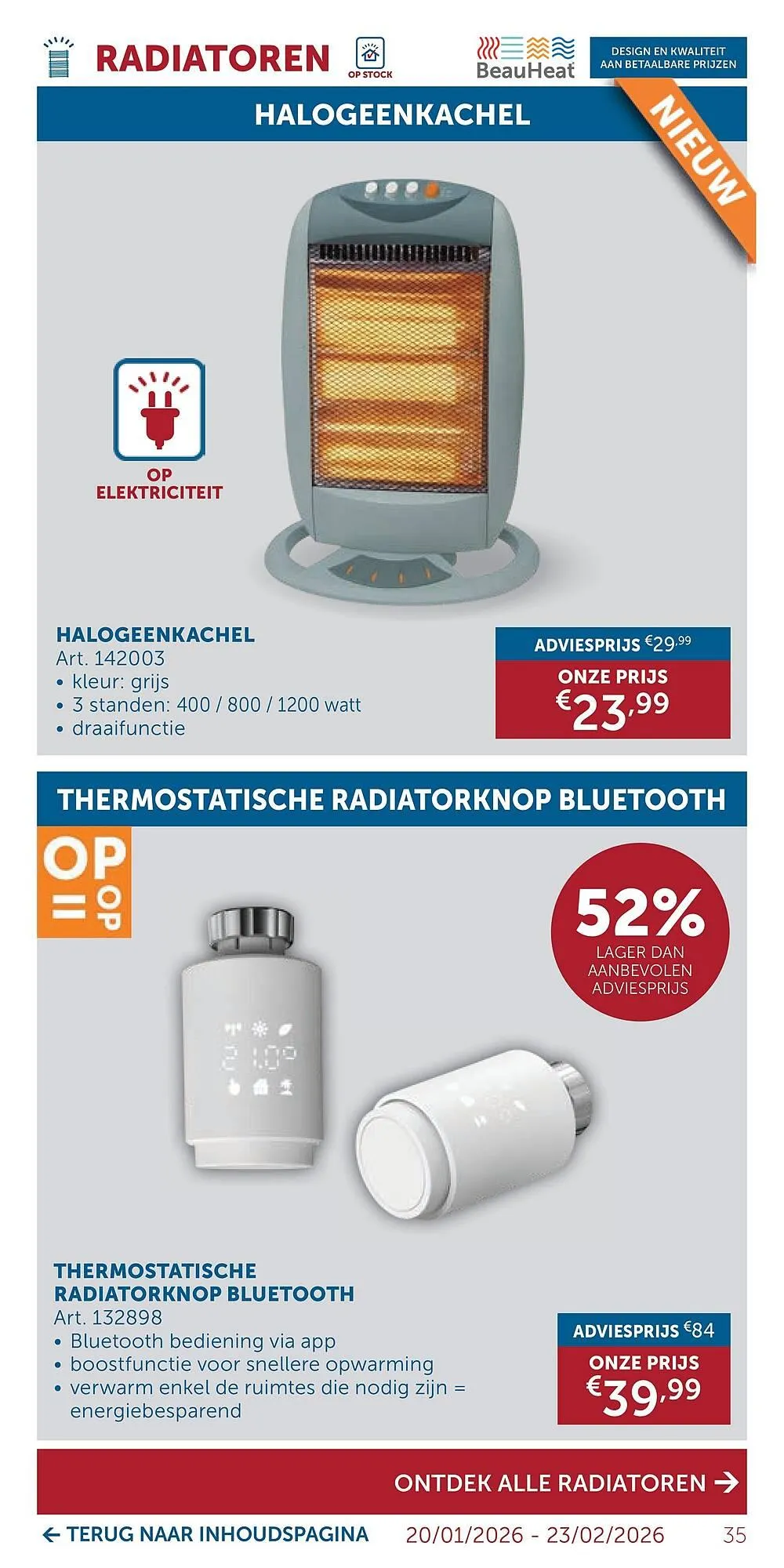Zelfbouwmarkt folder van 20 januari tot 23 februari 2026 - folder pagina 35