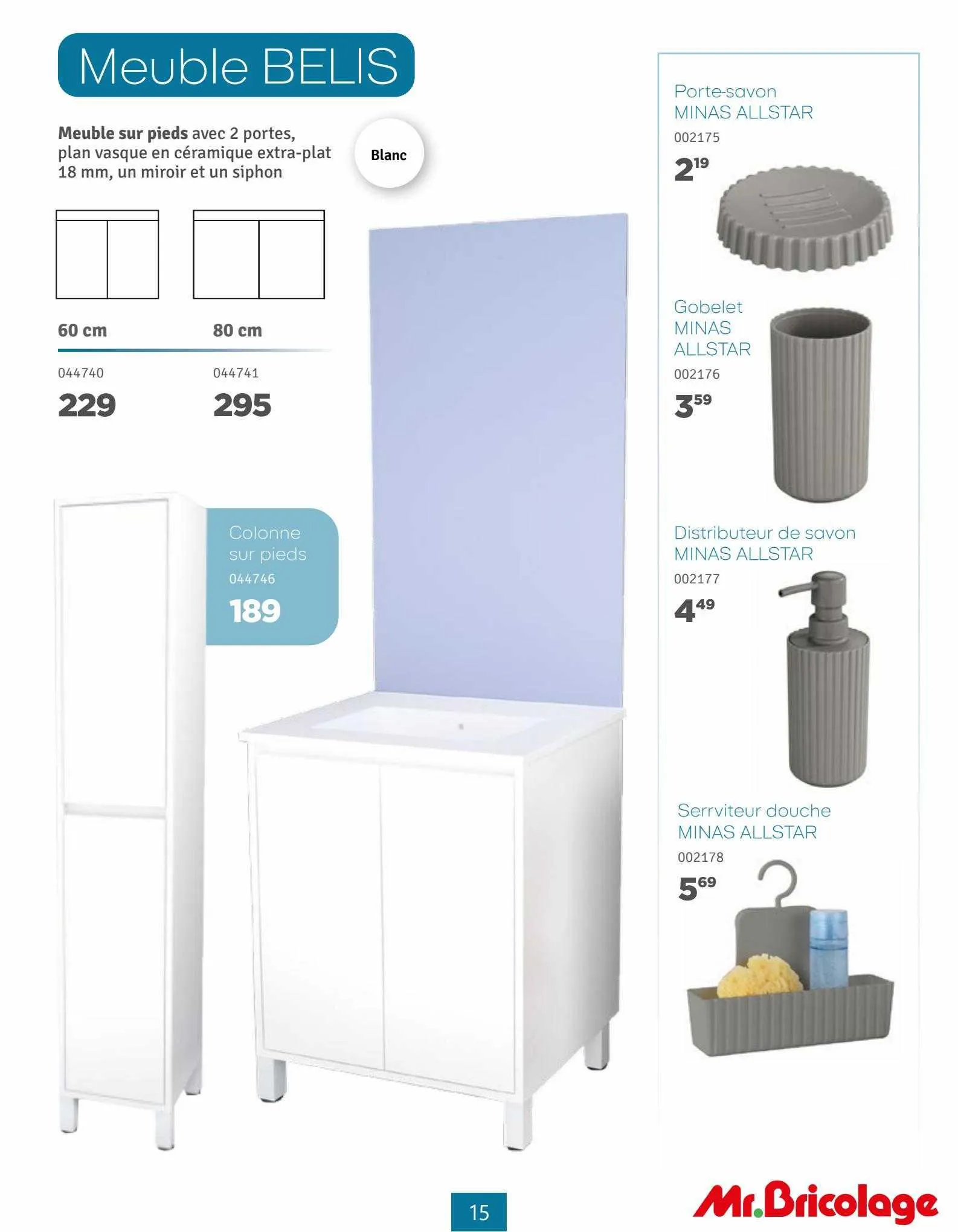 Mr Bricolage Magazine Sanitair van 11 september tot 28 september 2023 - folder pagina 15