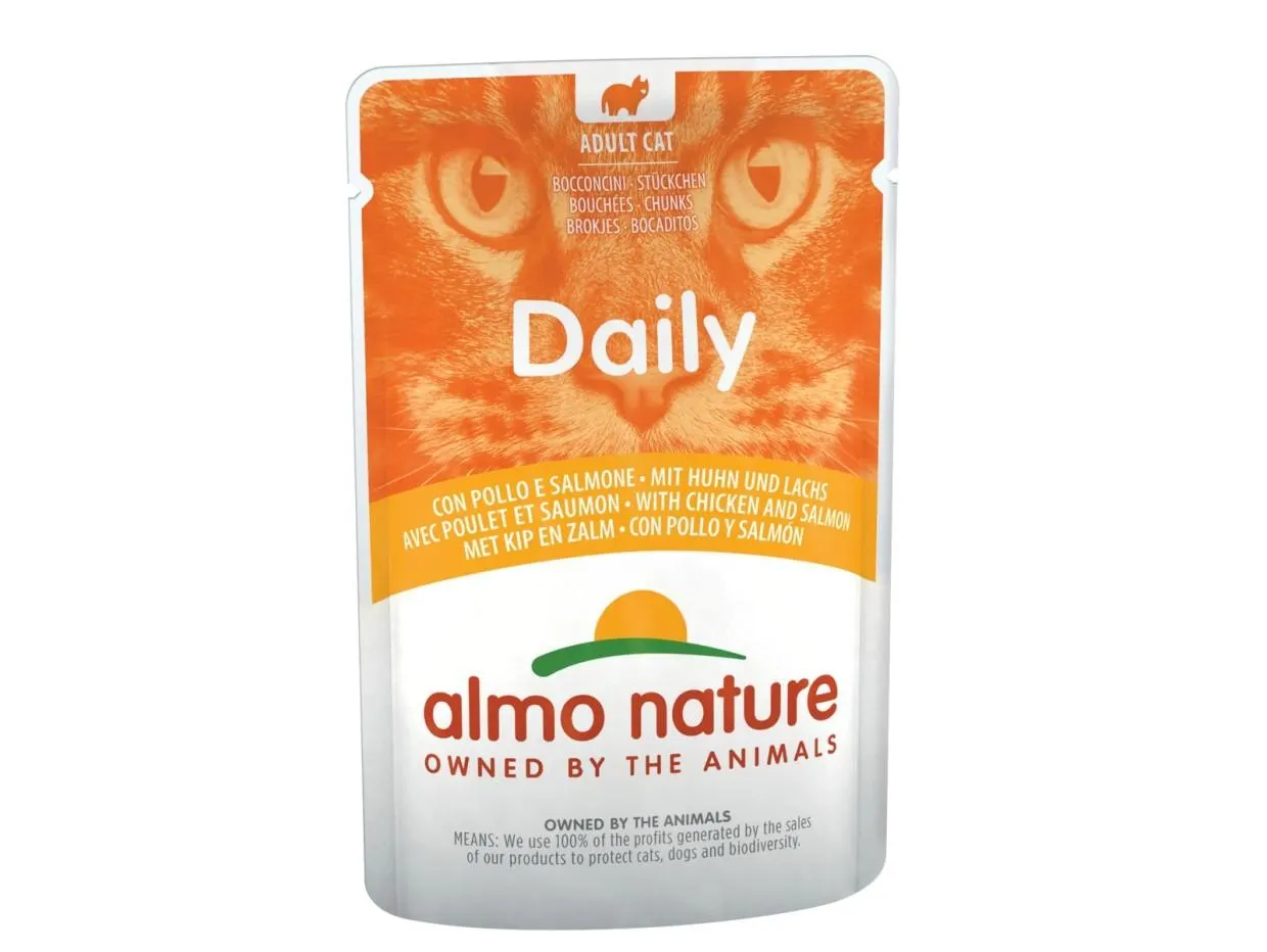 Daily Cats 70g - met kip en zalm
