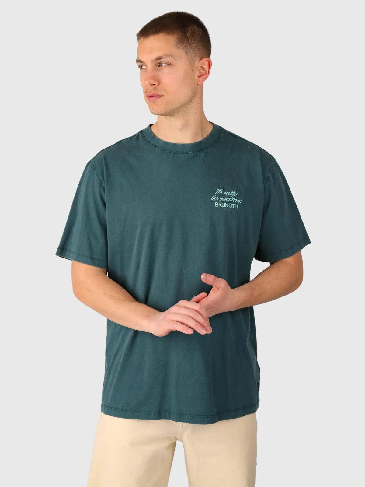 Wandes Men T-shirt | Fuel Green
