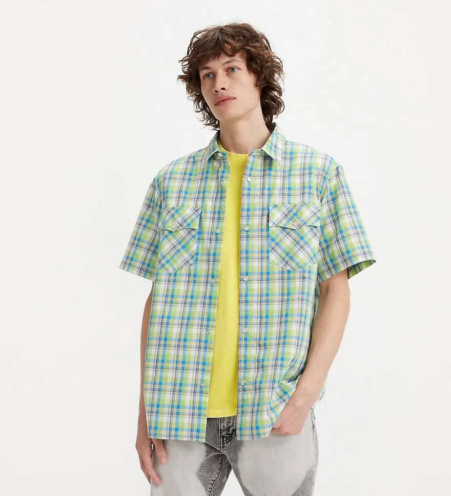 Short Sleeve Relaxed Fit Western Shirt
