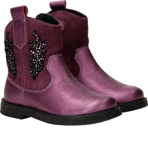 IK-KE Westernboots Paars Meisjes