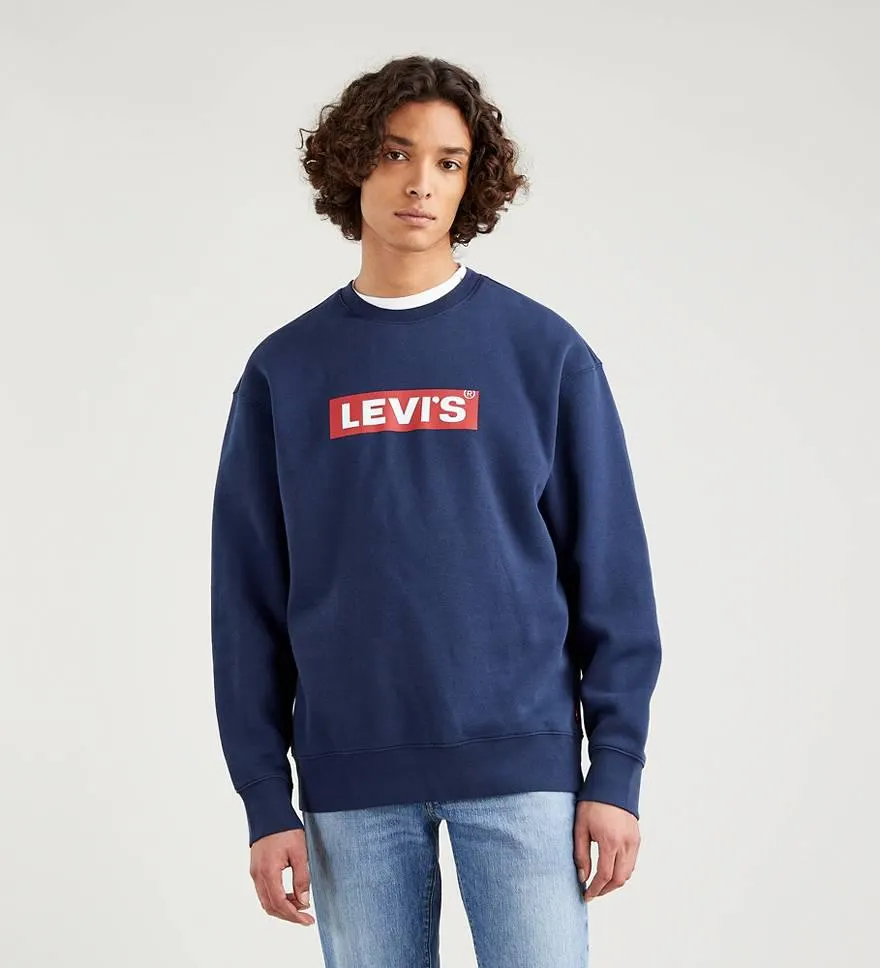 Relaxed Graphic Crewneck Sweatshirt