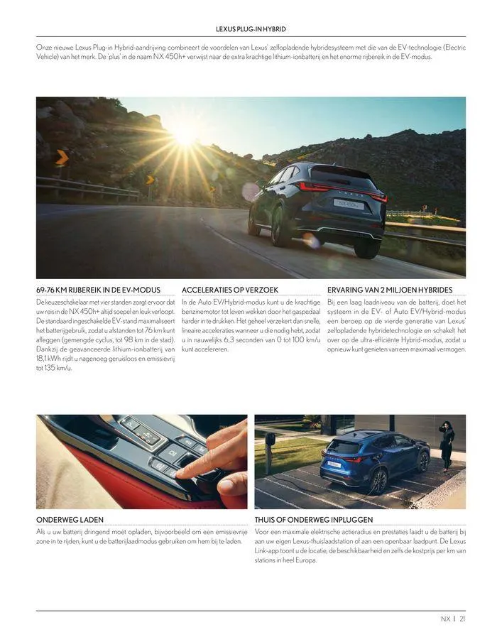 LEXUS NX van 23 november tot 23 november 2024 - folder pagina 21