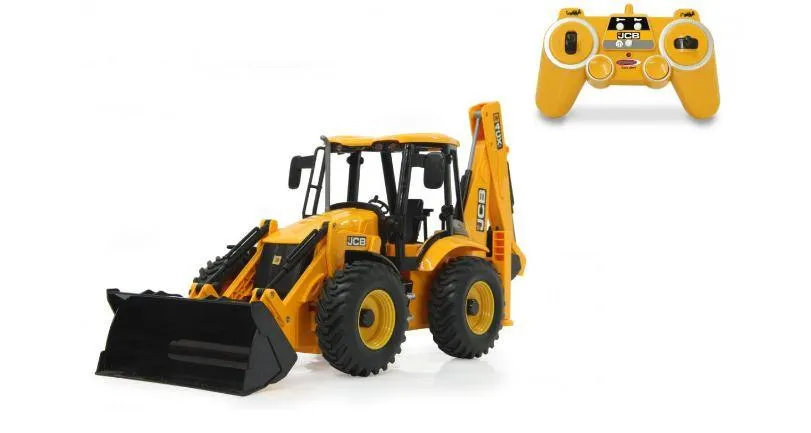 JAMARA JCB graafmachine backhoe loader 1:20 geel