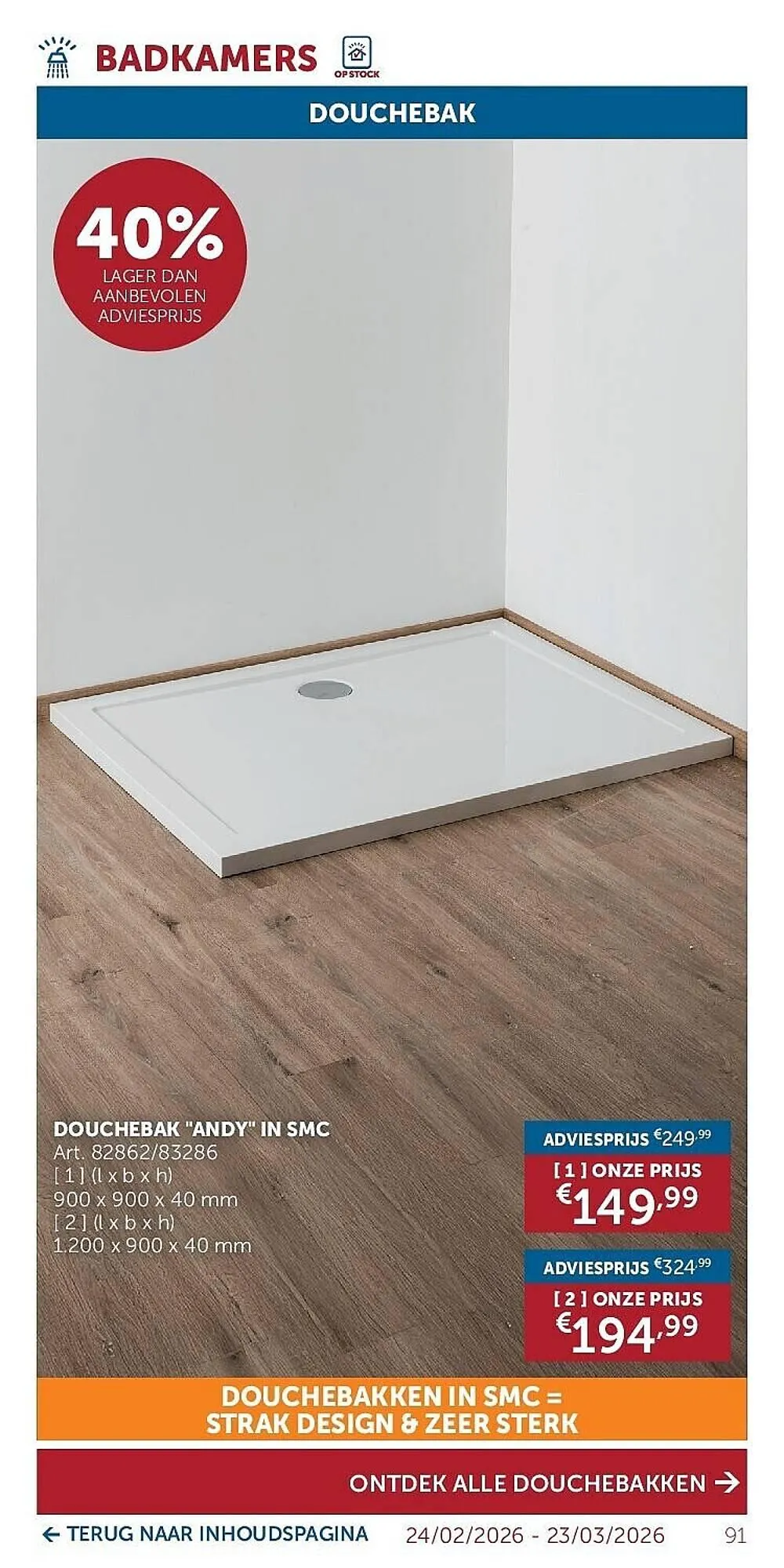 Zelfbouwmarkt folder van 24 februari tot 23 maart 2026 - folder pagina 91