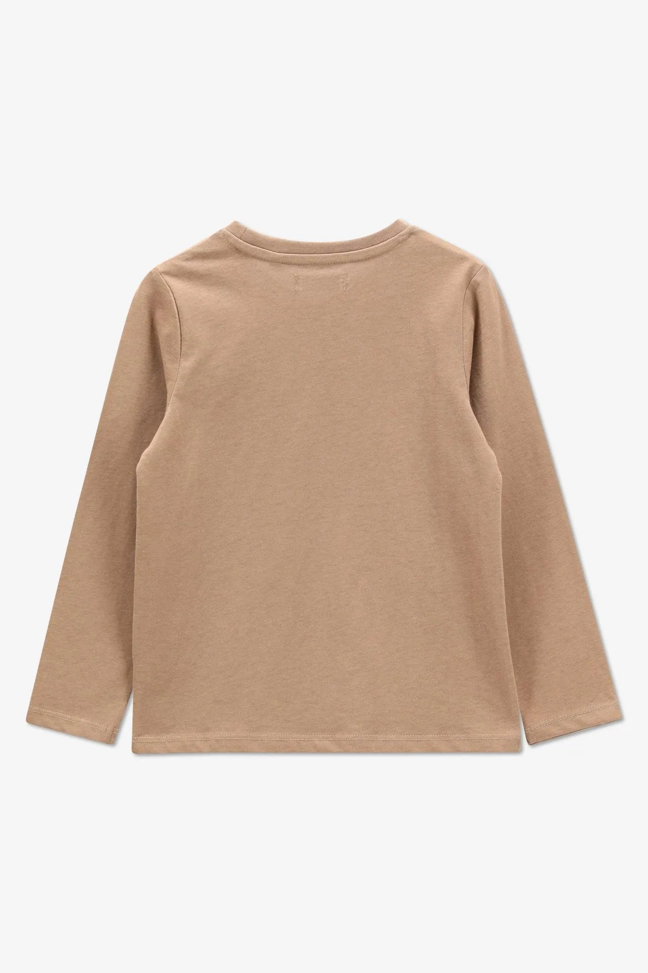 Bruin T-shirt lange mouw met Parachute Beer