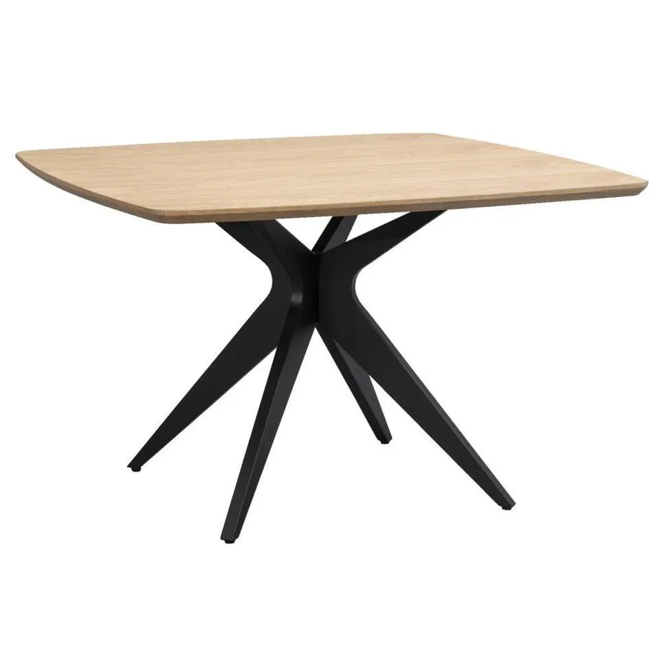 Eetkamertafel Suzanne vierkant - naturel - 120x120 cm