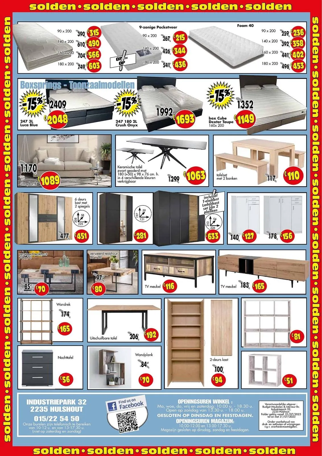Budget Meubelen folder tot 31.07.2023 van 2 juli tot 31 juli 2023 - folder pagina 4