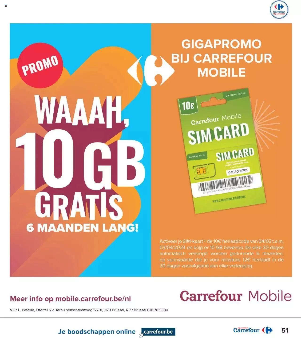 Carrefour folder week 13 van 8 april tot 30 maart 2024 - folder pagina 51