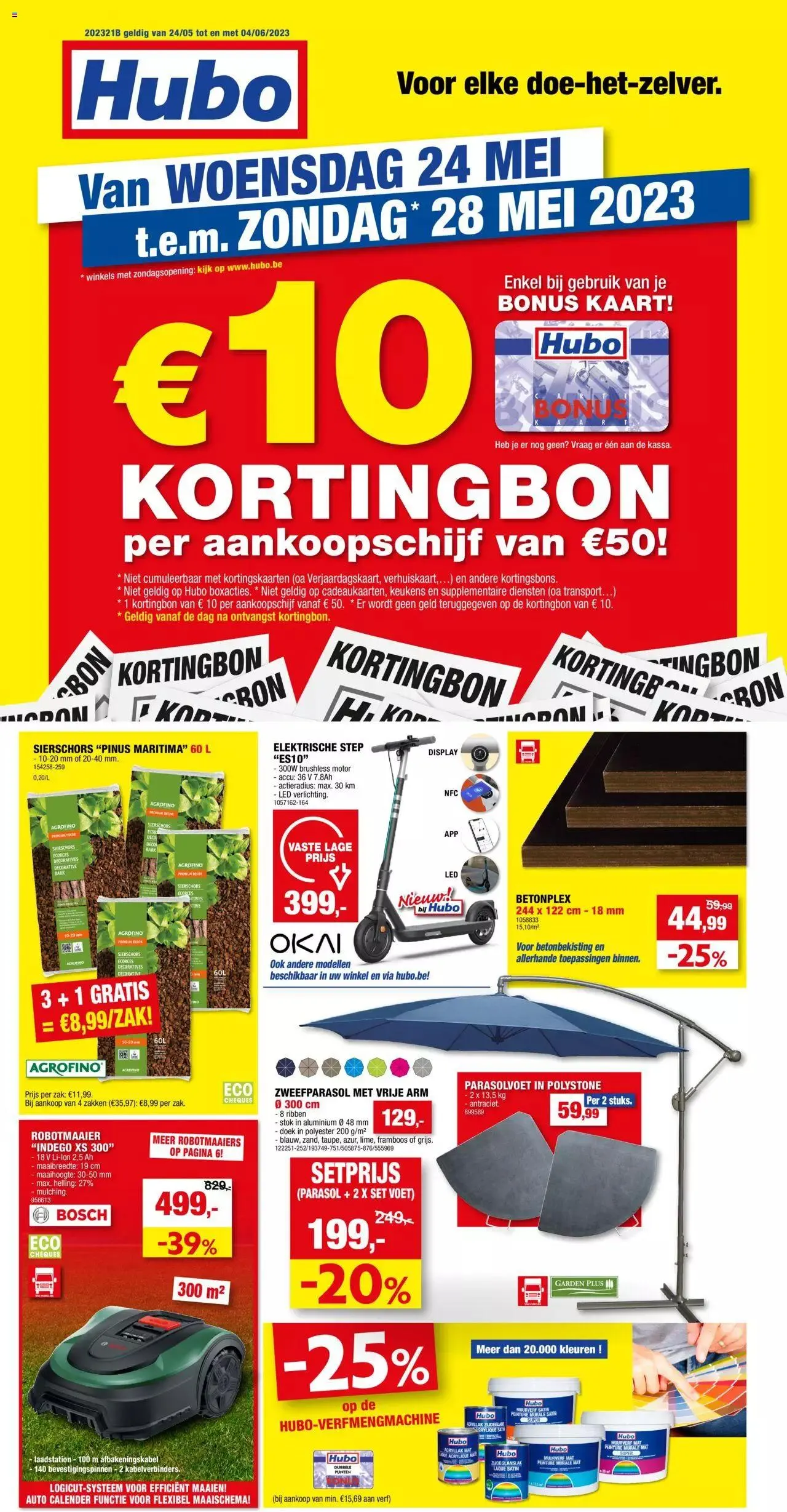 Hubo folder van 4 juni tot 31 december 2023 - folder pagina 1