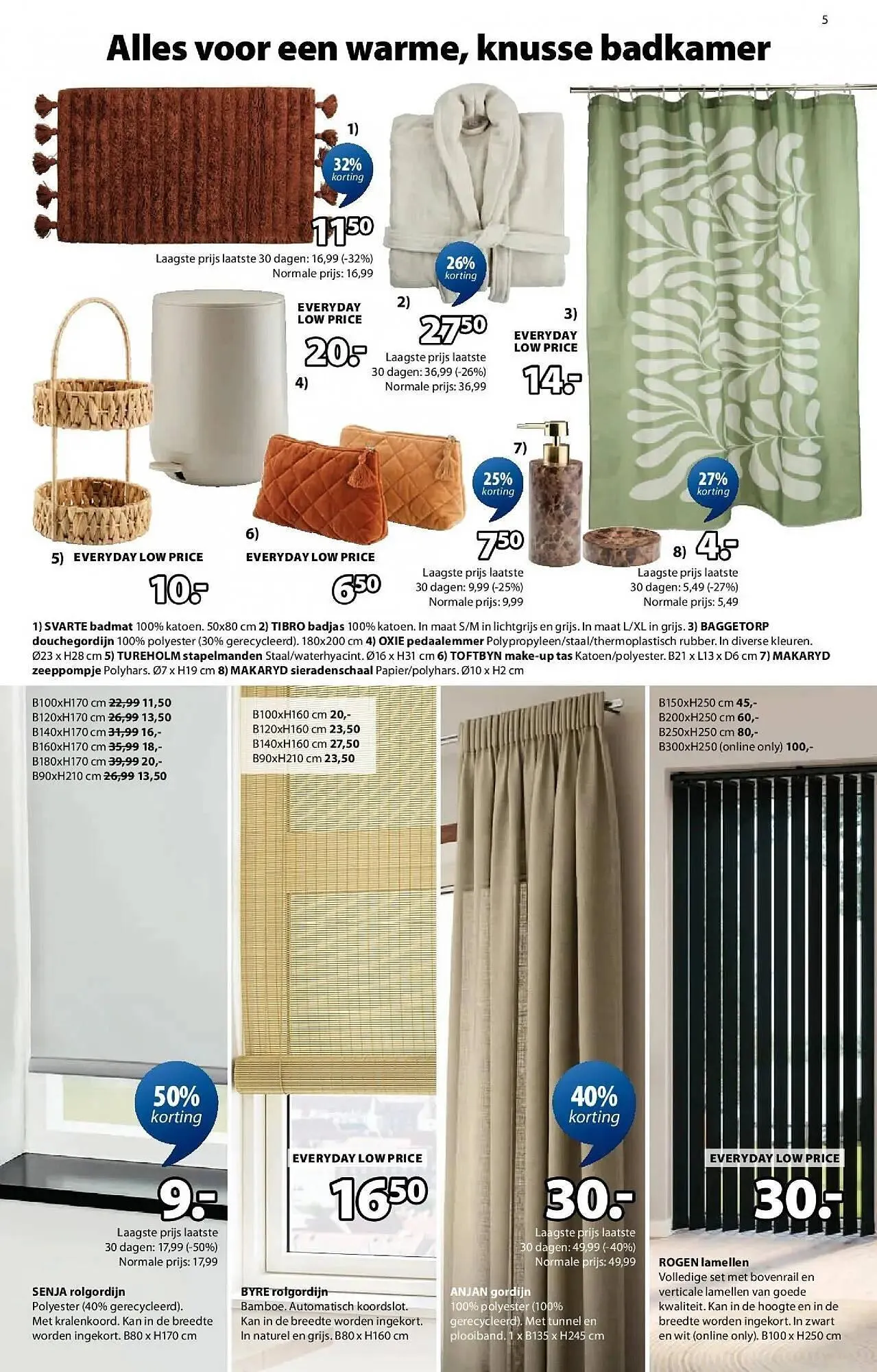 Jysk folder van 7 december tot 1 januari 2026 - folder pagina 5