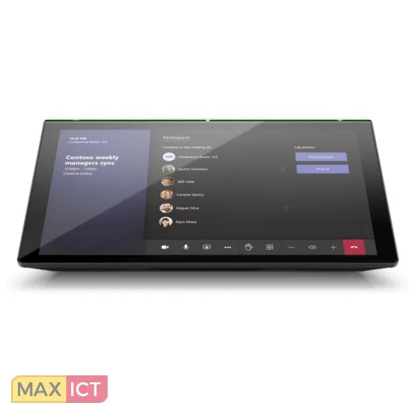 HP Presence Small Space Solution Plus AI Camera with Microsoft Teams Rooms Desktop Intel® Core™ i5 i5-10500T 8 GB DDR4-SDRAM 256 GB SSD Windows 10 IoT Enterprise Zwart