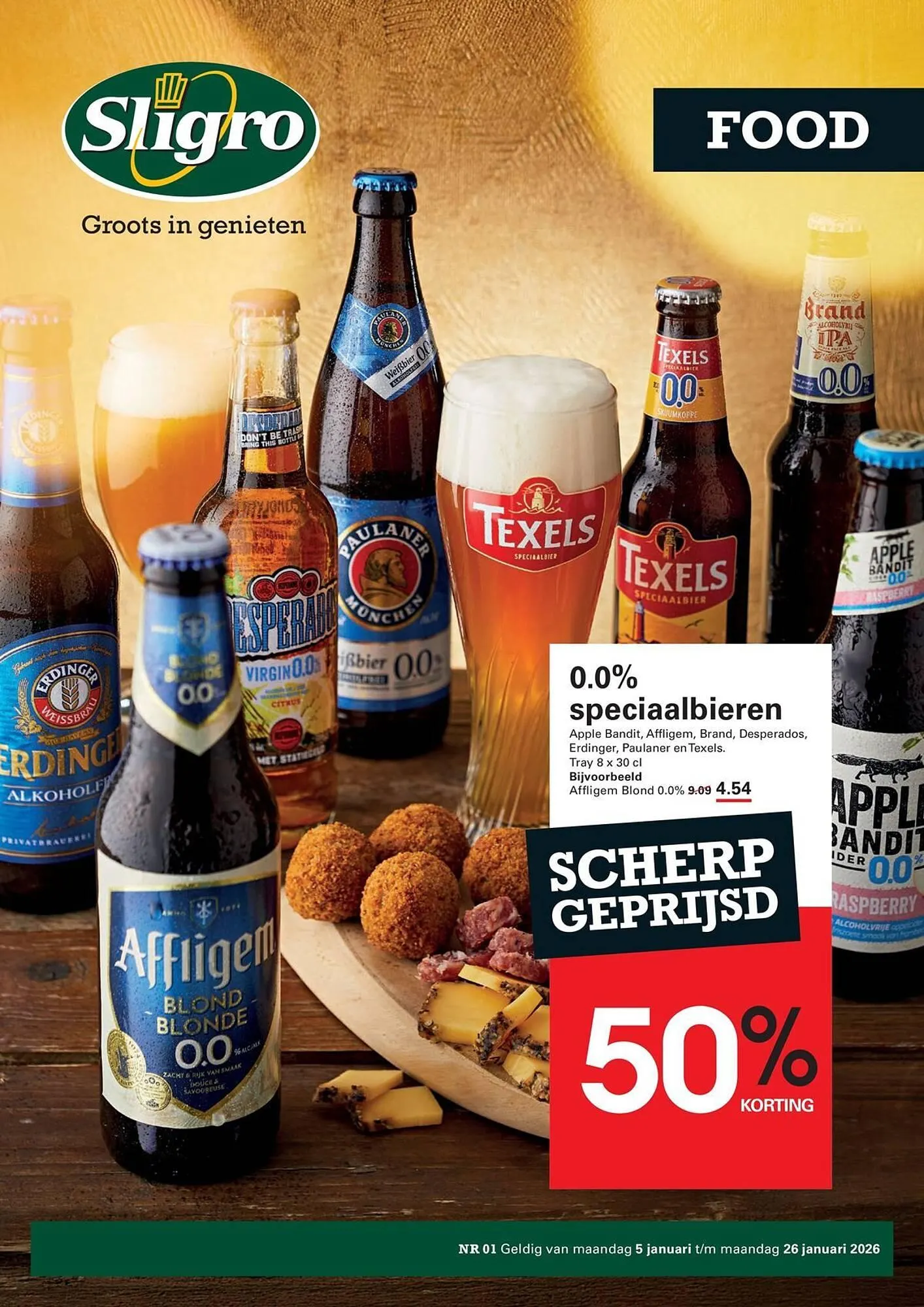 Sligro folder van 5 januari tot 26 januari 2026 - folder pagina 1