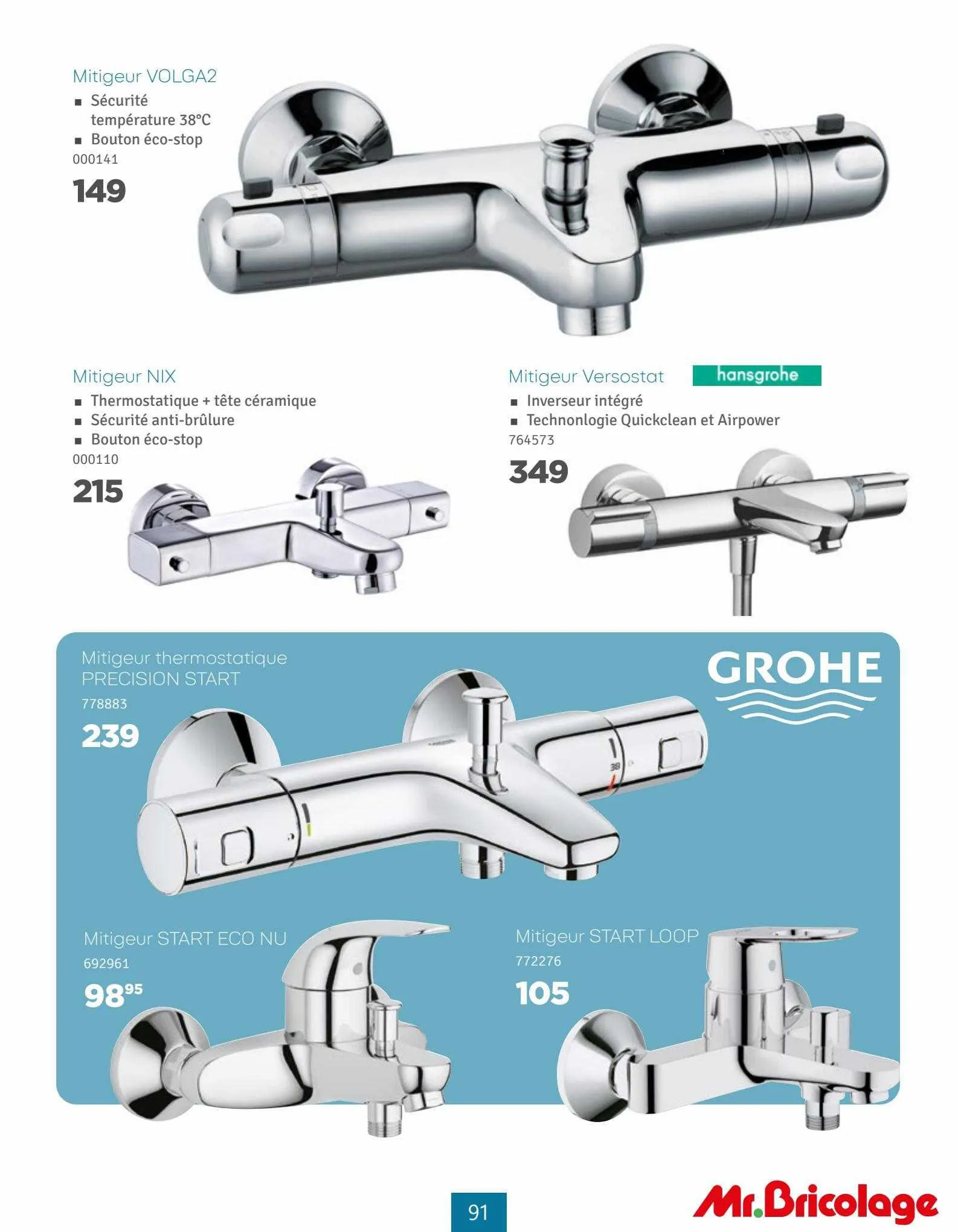 Mr Bricolage Magazine Sanitair van 11 september tot 28 september 2023 - folder pagina 91