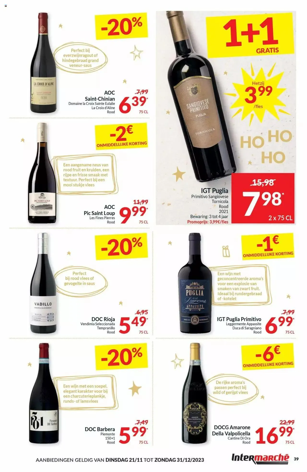 Intermarché Feestfolder van 31 december tot 31 december 2023 - folder pagina 39