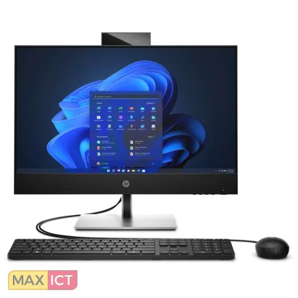 HP ProOne 440 G9 Intel® Core™ i5 i5-13500T 60,5 cm (23.8") 1920 x 1080 Pixels Touchscreen Alles-in-één-pc 16 GB DDR4-SDRAM 512 GB SSD Windows 11 Pro Wi-Fi 6E (802.11ax) Zwart, Zilver