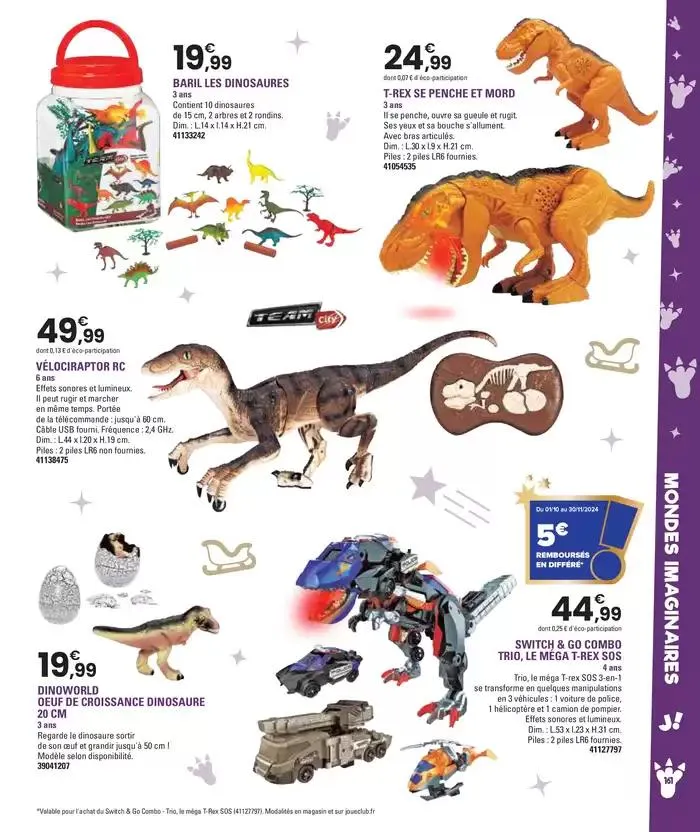 Jouez À L'infin van 29 oktober tot 5 december 2024 - folder pagina 161