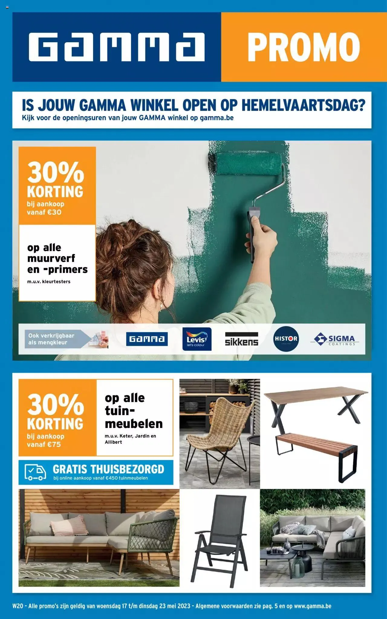 GAMMA folder van 23 mei tot 31 december 2023 - folder pagina 1